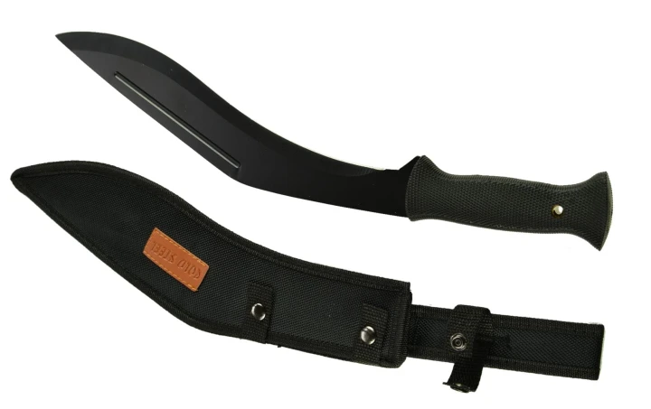 Maczeta Kukri Nepal profesjonalny nóż karczownik A10014 black 1.JPG
