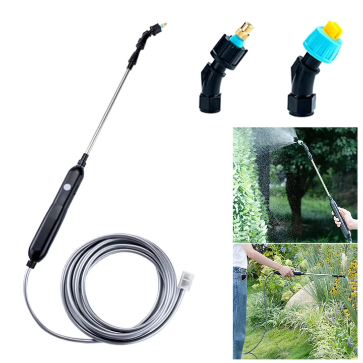 ELEKTRYCZNA LANCA DO OPYSKIWACZA USB TELESKOPOWA 80CM PRZENOŚNY OPRYTSKIWACZ WĄŻ 2M.JPG