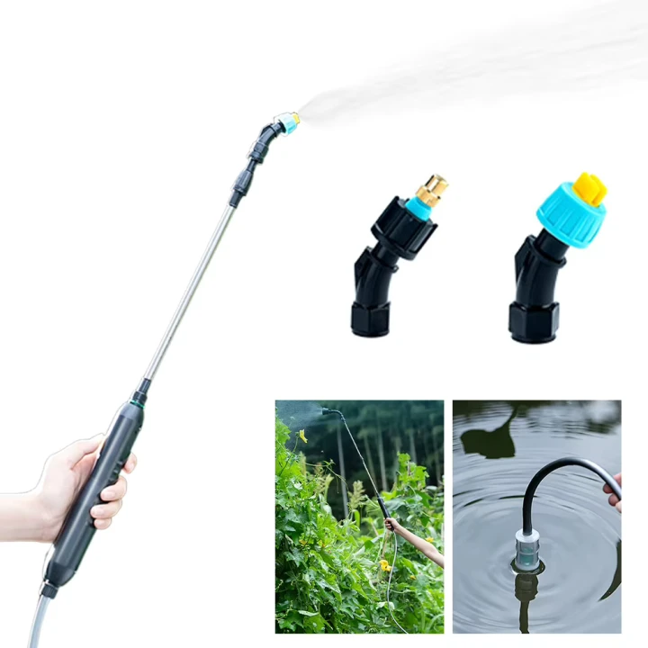 ELEKTRYCZNA LANCA DO OPYSKIWACZA USB TELESKOPOWA 80CM PRZENOŚNY OPRYTSKIWACZ WĄŻ 2M3.JPG